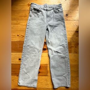 ZARA GREY RELAXED FIT STRAIGHT LEG SIZE 38 / 6